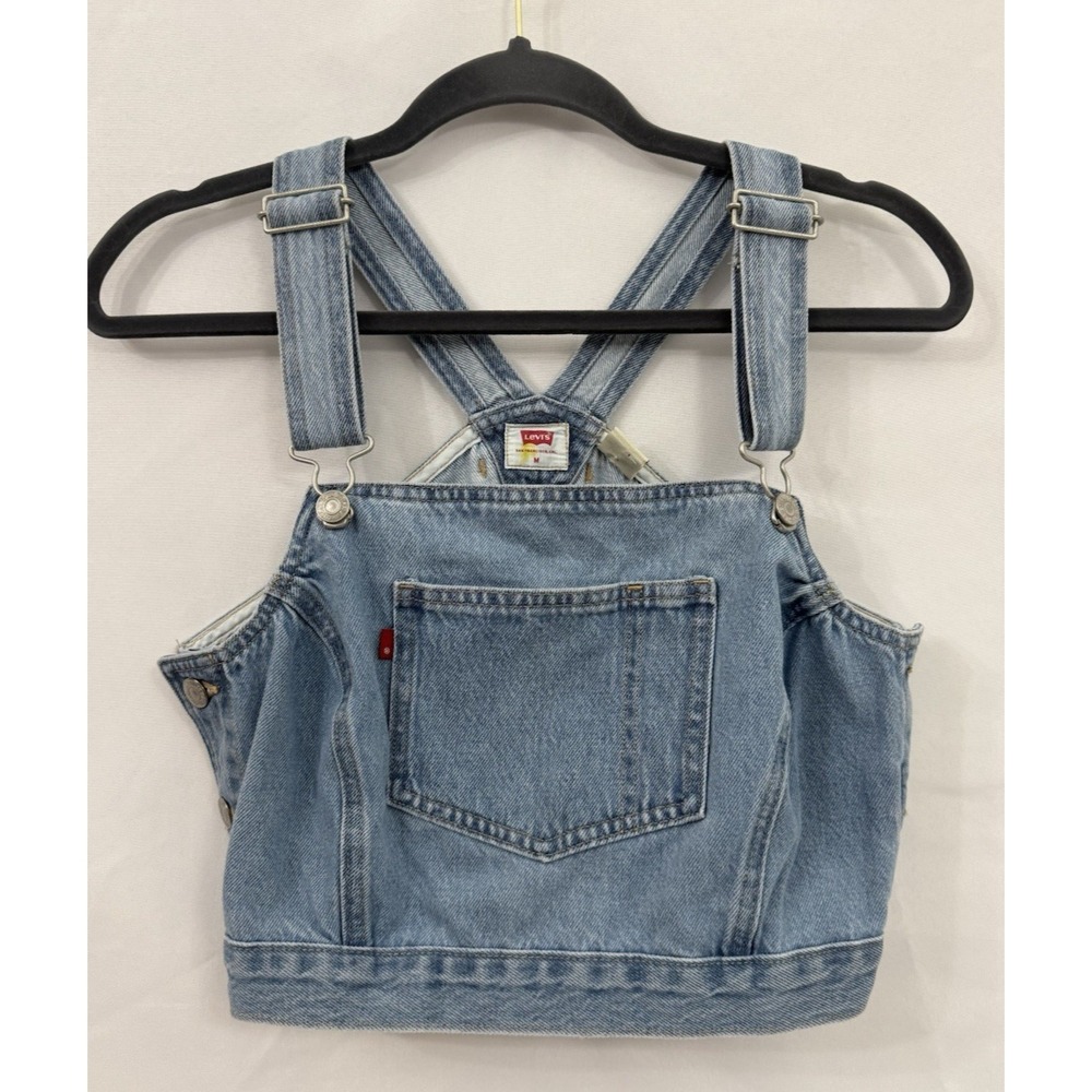 Levi's Blue Denim Crop Top